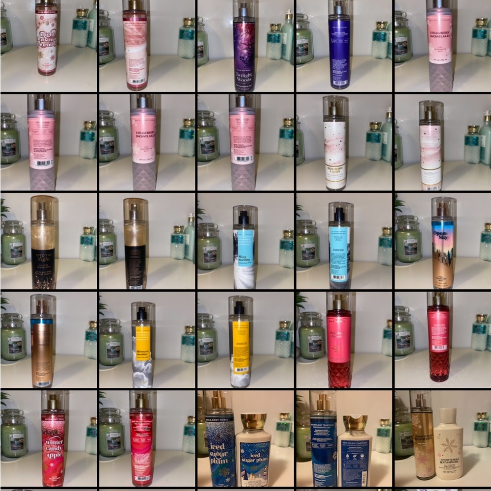 Bath and body works unlisted items